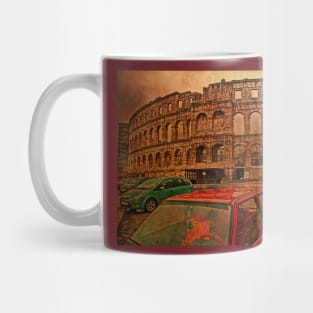 Roman Amphitheater. Pula. Croatia Mug